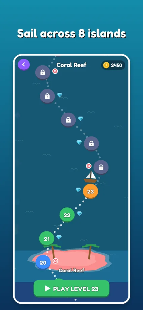 Block Isles island map